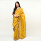Mustard Yellow Tissue Saree with Embroidery and Blouse Piece